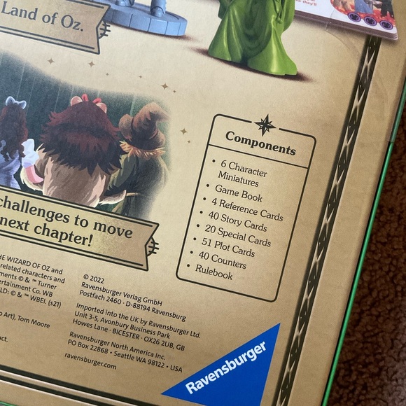 💚NEW💖 Ravensburger The Wizard of Oz Adventure Book Board Game - Picture 4 of 5